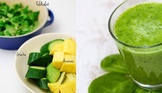 Green smoothies recipes: 5 x salad to drink