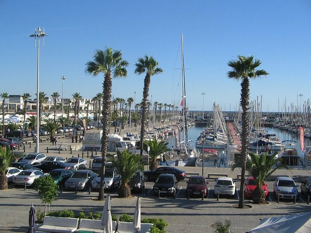 The marina