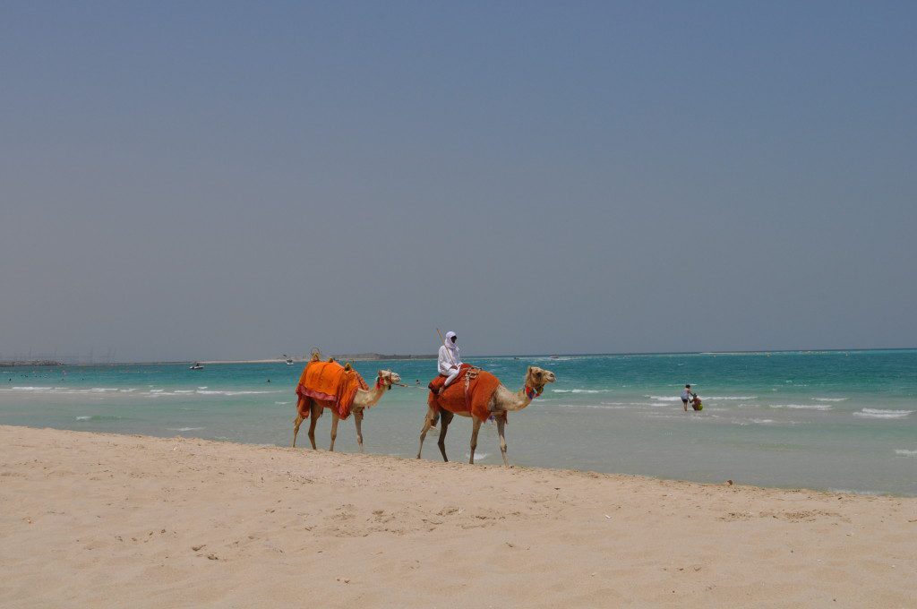 On the beach of Jumeirah